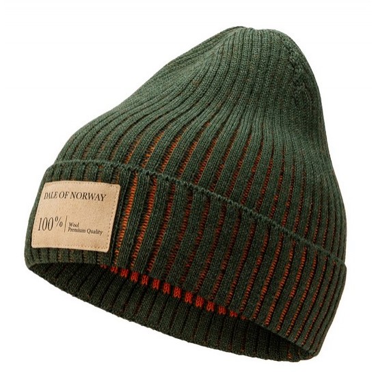 Dale of Norway - ALVOY Hat - Norwegian Wool - Green
